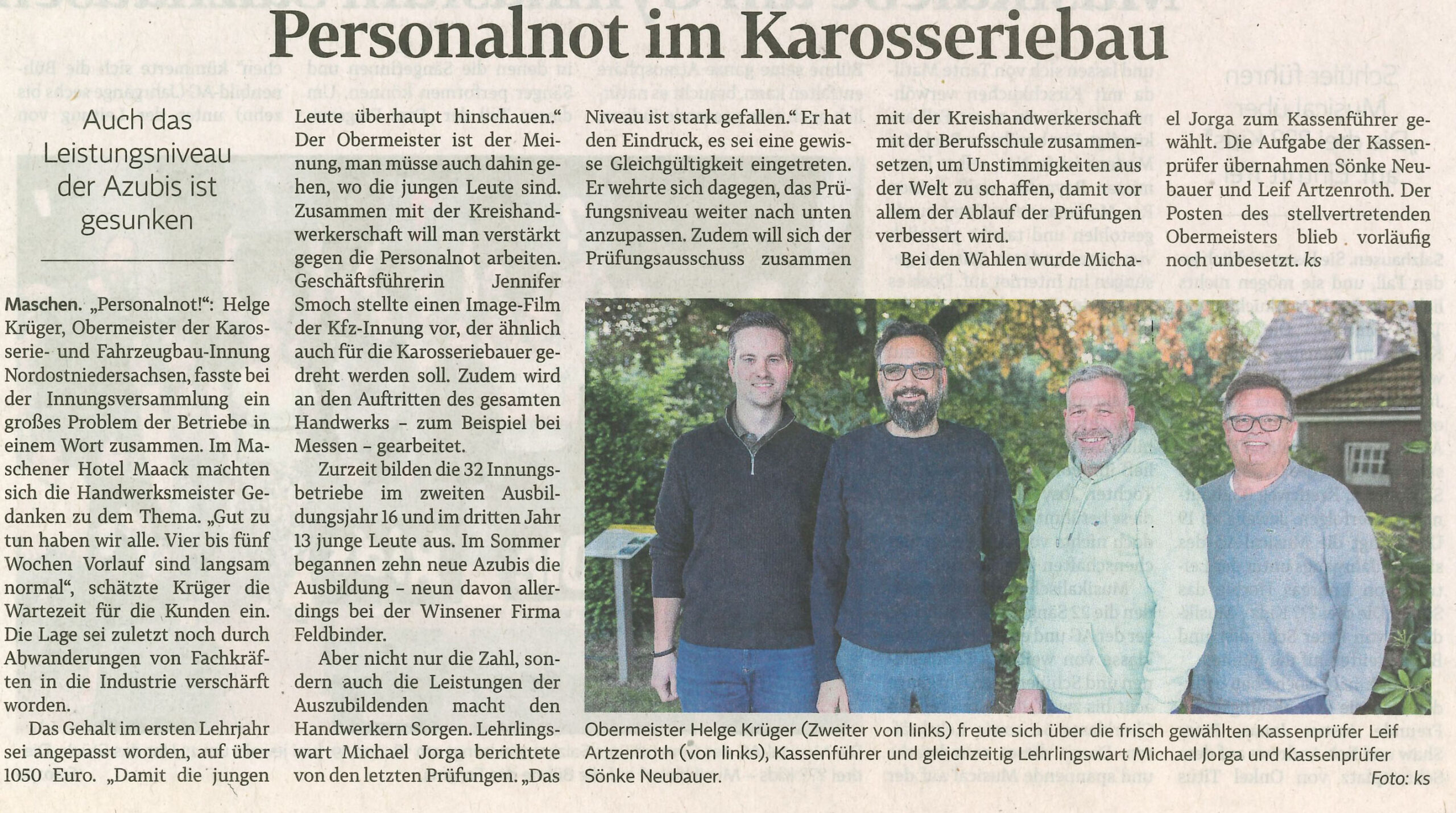 Personalnot im Karosseriebau