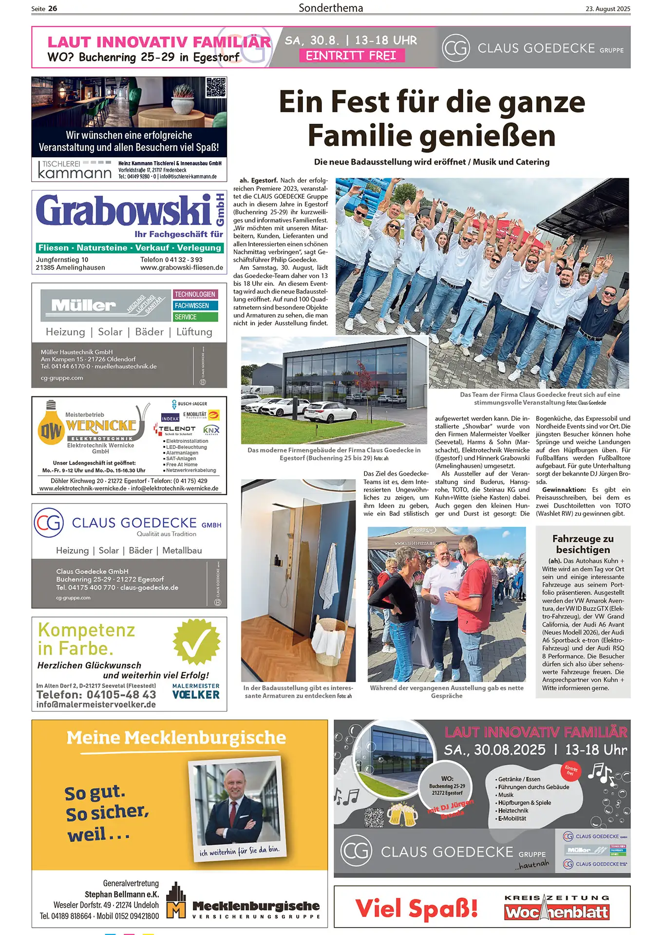 Ein Fest für die ganze Familie genießen