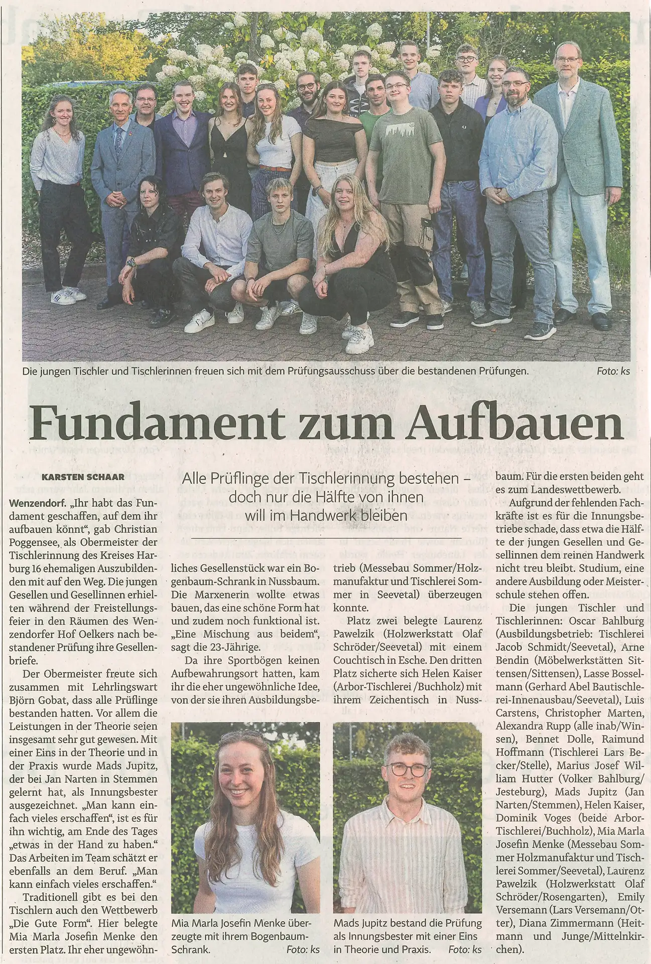 Fundament zum Aufbauen