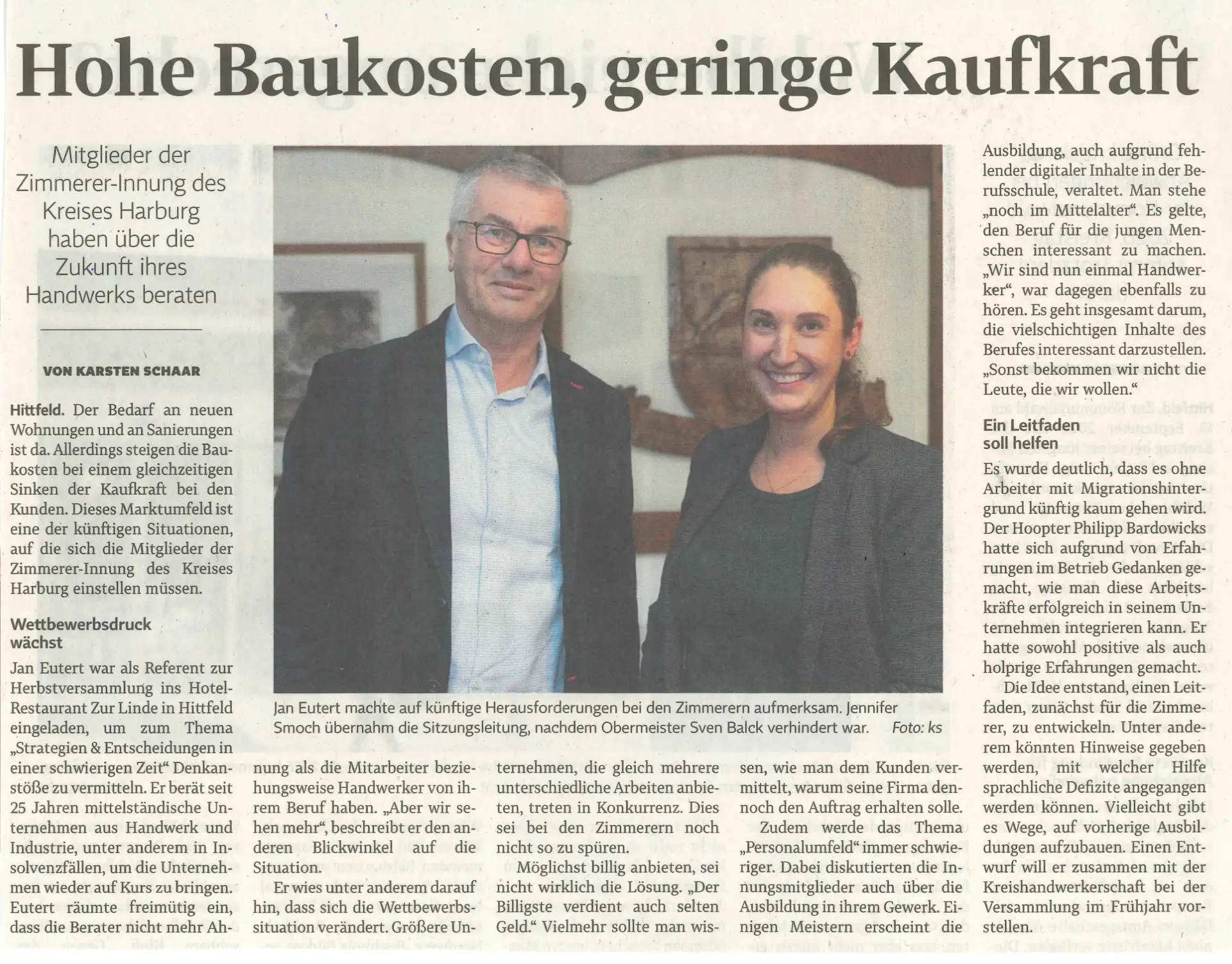 Hohe Baukosten, geringe Kaufkraft