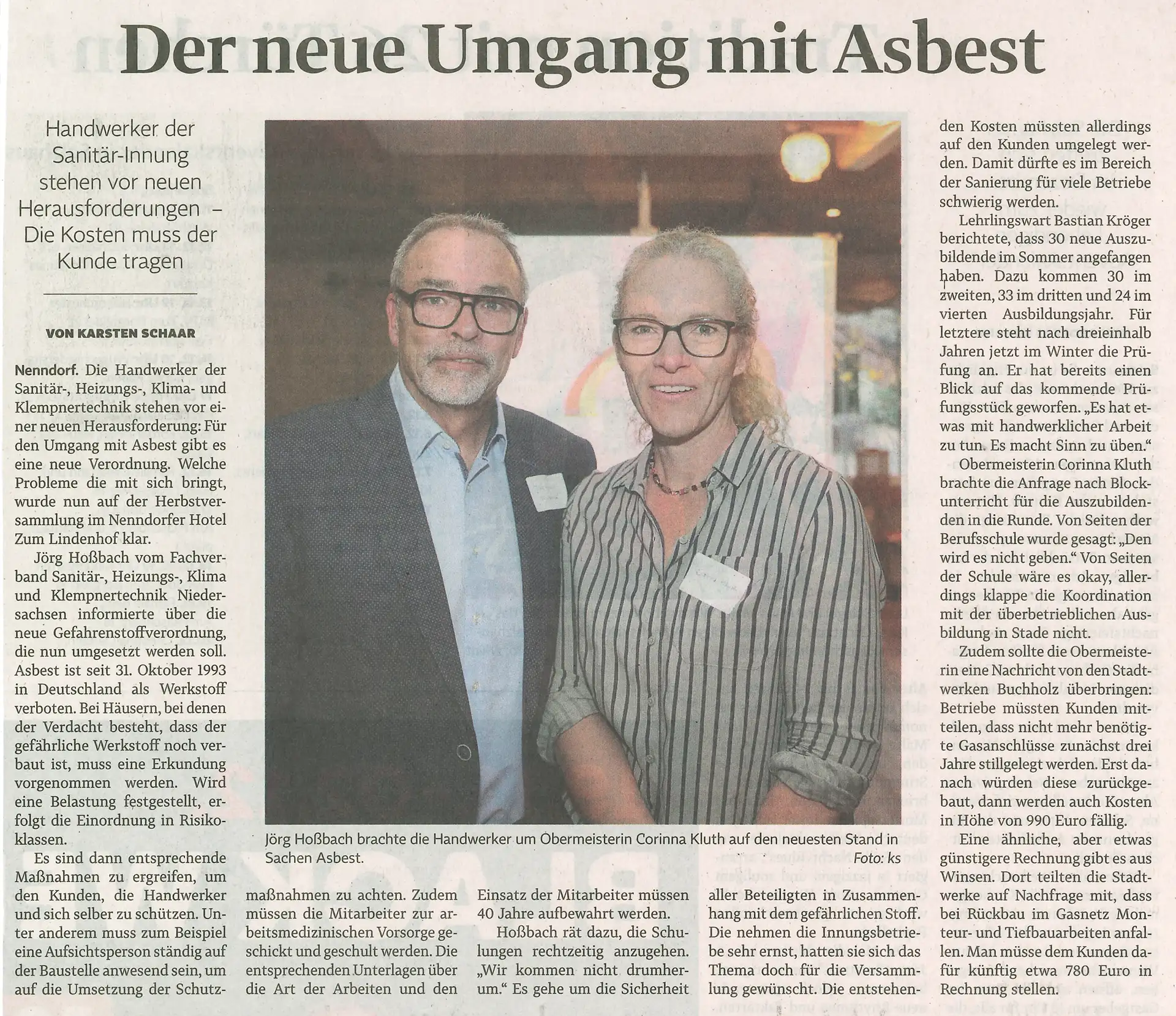 Der neue Umgang mit Asbest