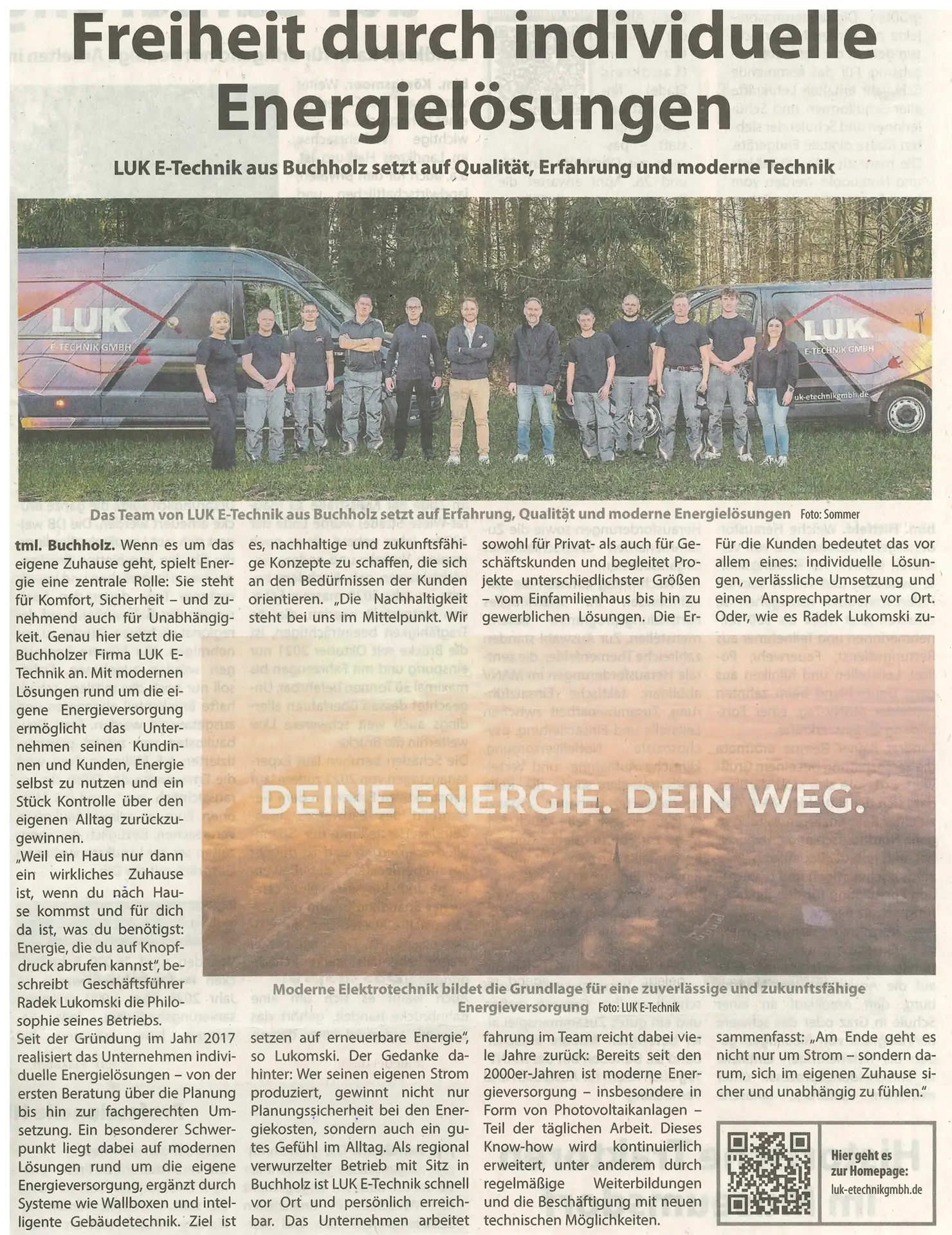 Freiheit durch individuelle Energielösungen