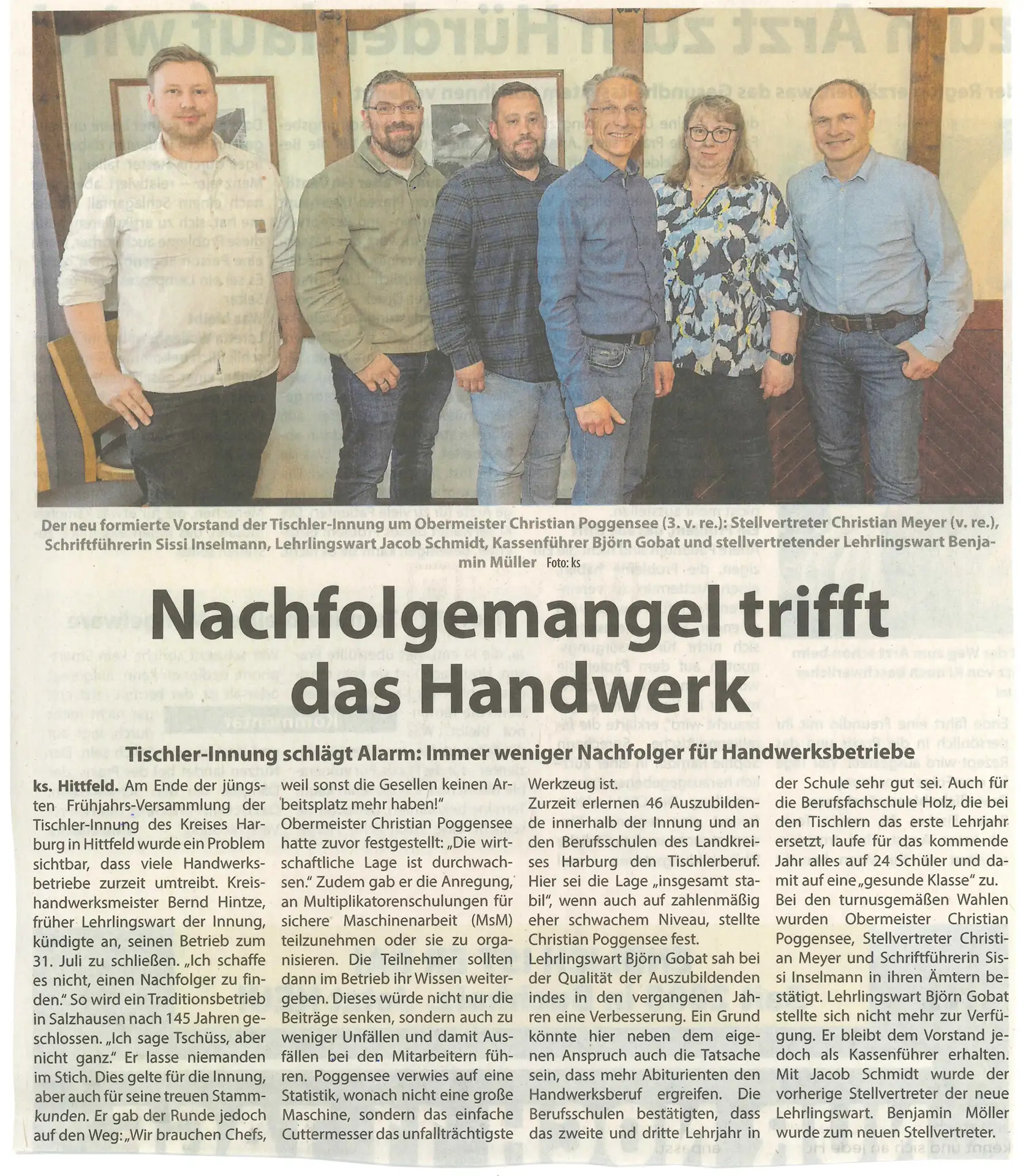Nachfolgemangel trifft das Handwerk